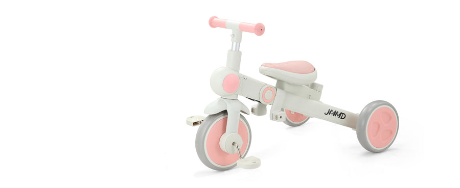 JMMD A7 pink tricycle mode with pedals for kids