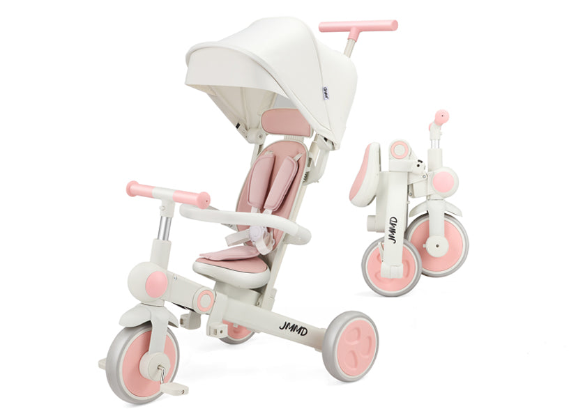 JMMD A7 7 in 1 foldable multifunctional kids tricycle in multiple colors