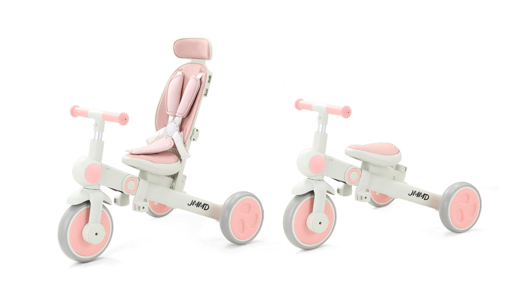 JMMD A7 foldable kids tricycle compact folding feature