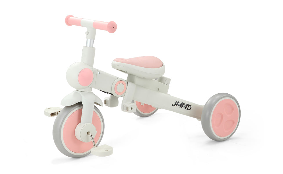 JMMD A7 7 in 1 toddler tricycle with parent push handle and full seat support