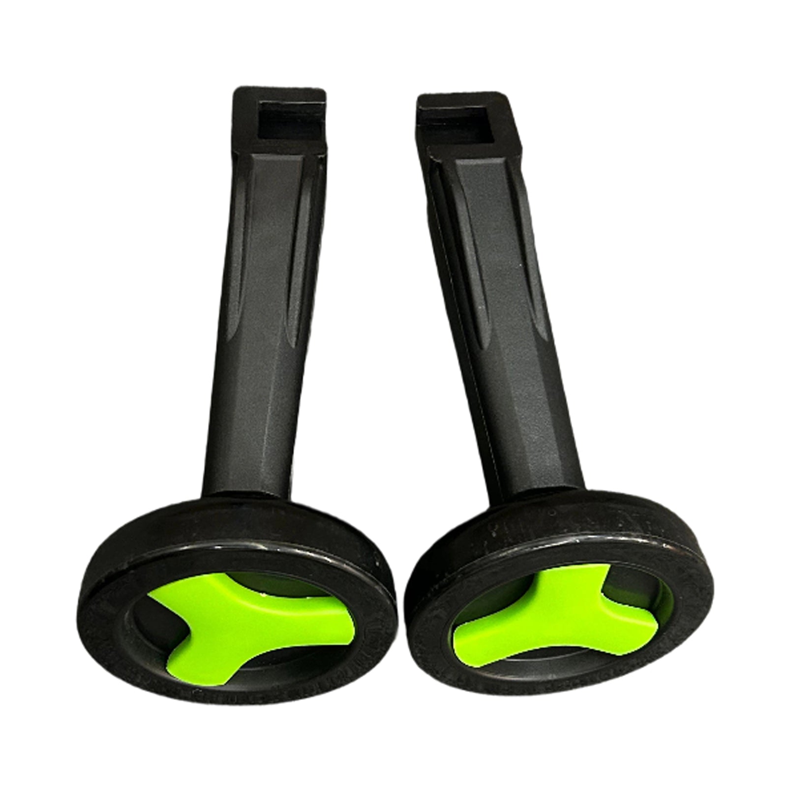 cream and lime green training wheels for JMMD S900 toddler bike stability support