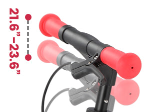 kids bike handlebar with comfortable grip and adjustable height for better control