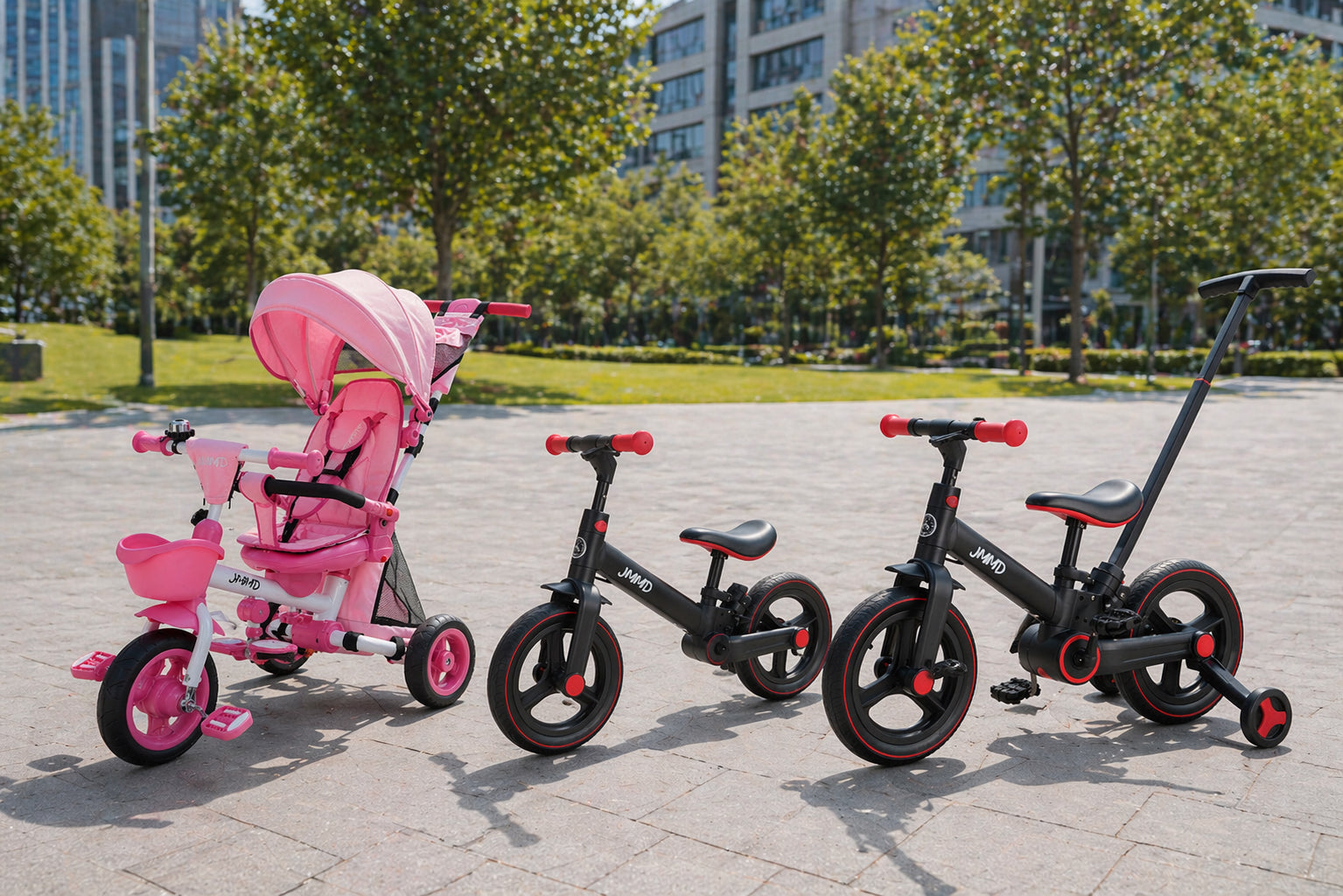 Comparison of toddler tricycle balance bike and 6 in 1 toddler bike
