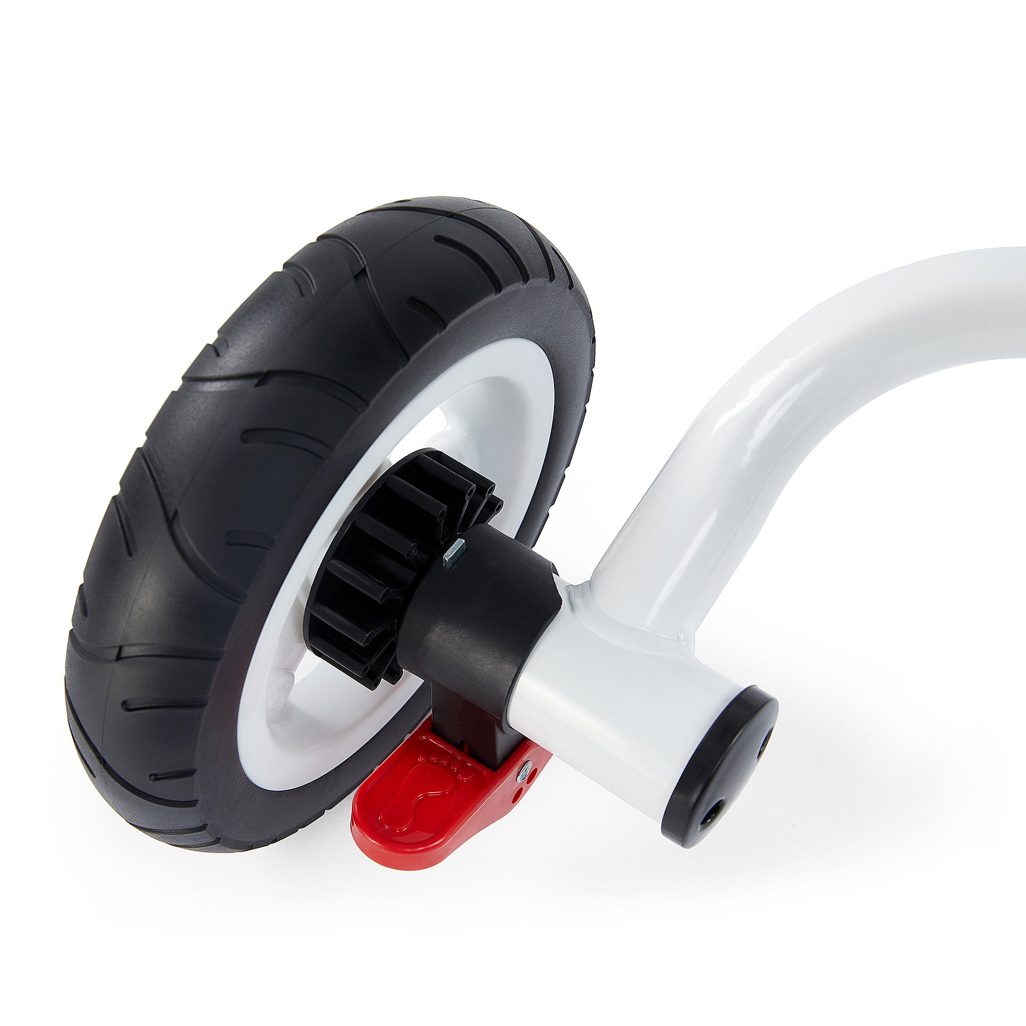 Stable rear wheels design for smooth and safe toddler tricycle riding